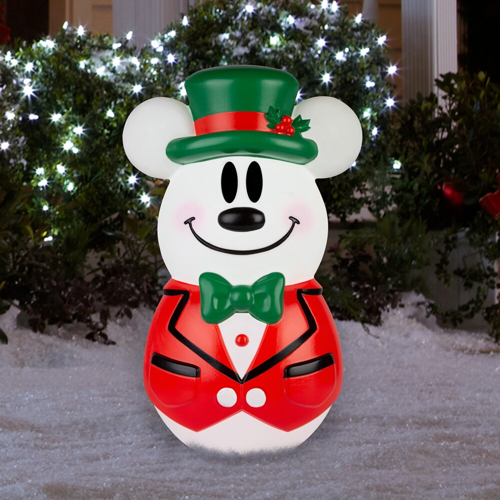 Disney Mickey Mouse in Mouse Door Decoration with White LED Lights
