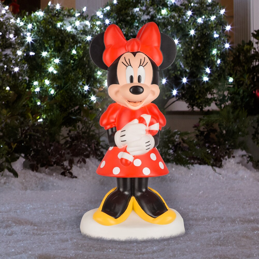 Disney Minnie Mouse in Mouse Door Decoration with White LED Lights
