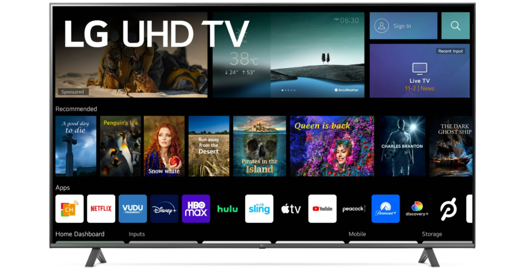 LG Class K UHD P webOS Smart TV UQ ZUD