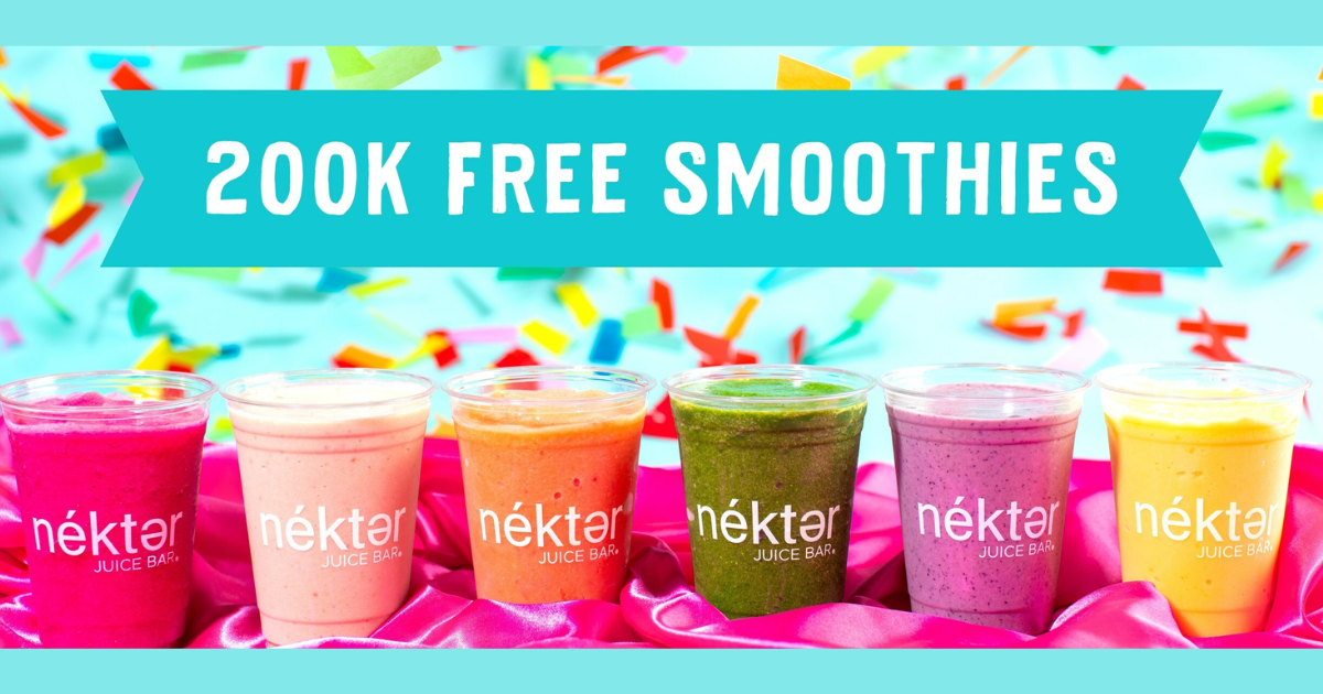 Nekter Juice Bar Smoothie Giveaway