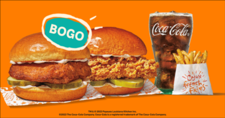 Popeyes Celebrating Four Years of Chicken Sandwich with BOGO Deal