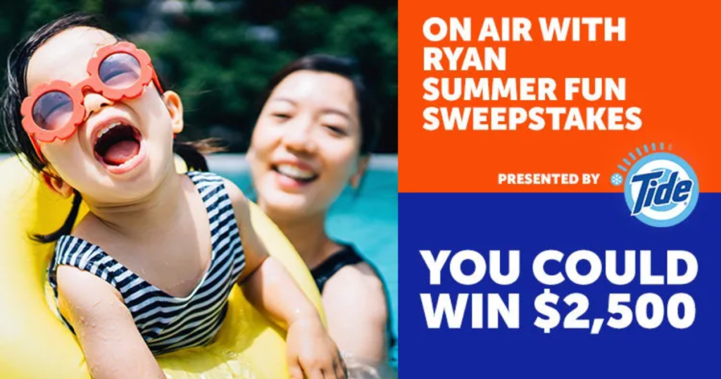 Ryan Seacrests Summer Fun with Tide Sweepstakes