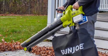 SUN JOE LEAF BLOWER