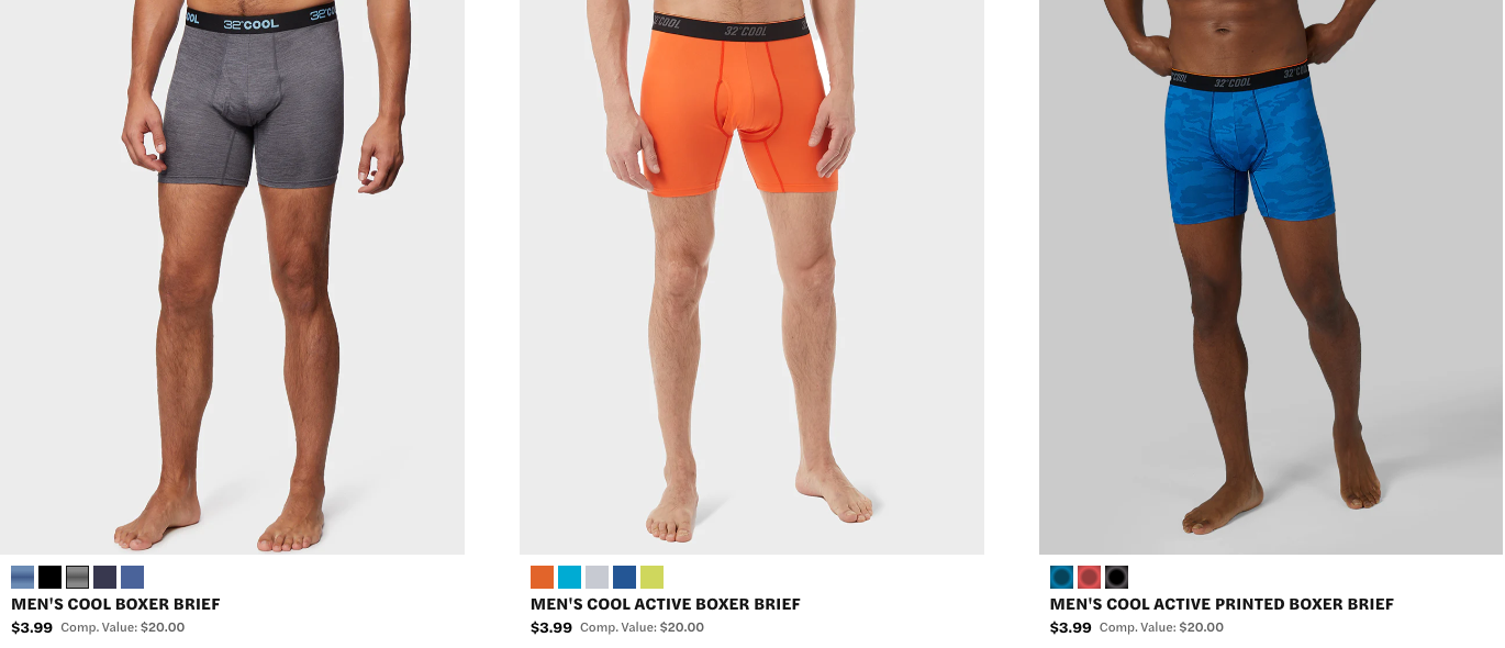 Men's Coool Boxer Briefs