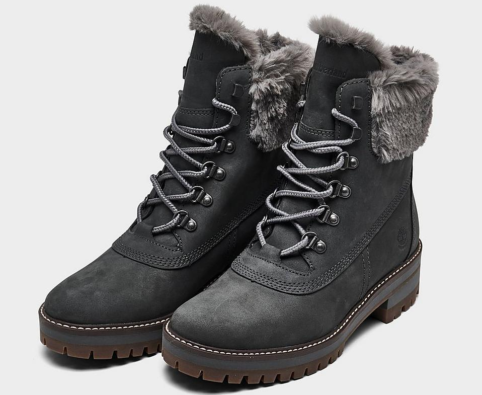 WOMEN'S TIMBERLAND COURMAYEUR VALLEY WATERPROOF 6 INCH SHEARLING BOOTS