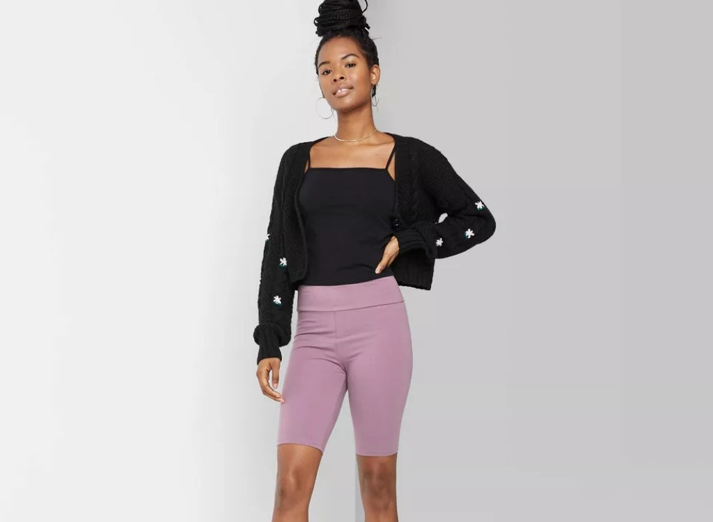 Womens High Rise Bike Shorts