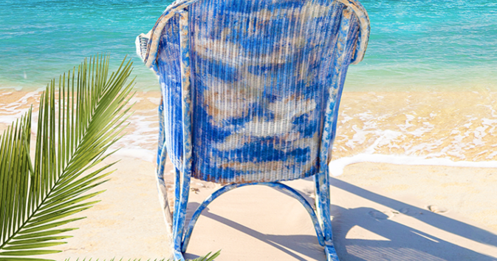 blue chair