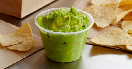 chipotle chips and guacamole