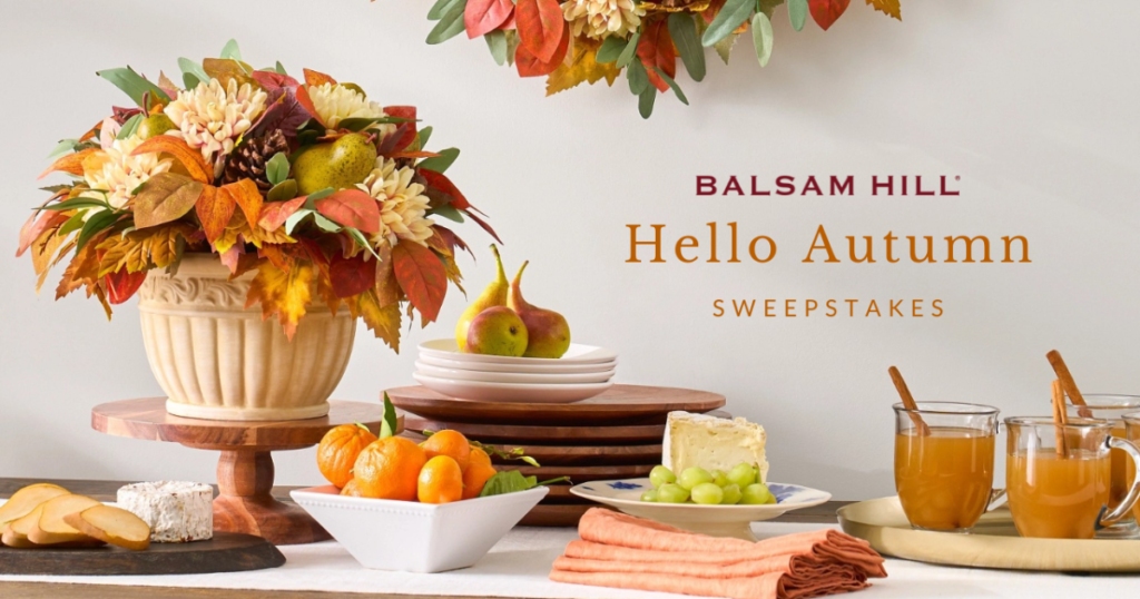Balsam Hill Hello Autumn Sweepstakes