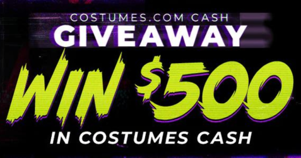 Costumes Cash Giveaway