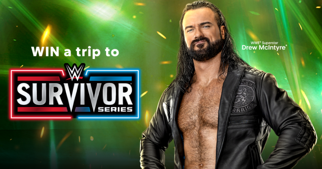 Cricket Wireless Survivor Series Flyaway Sweepstakes