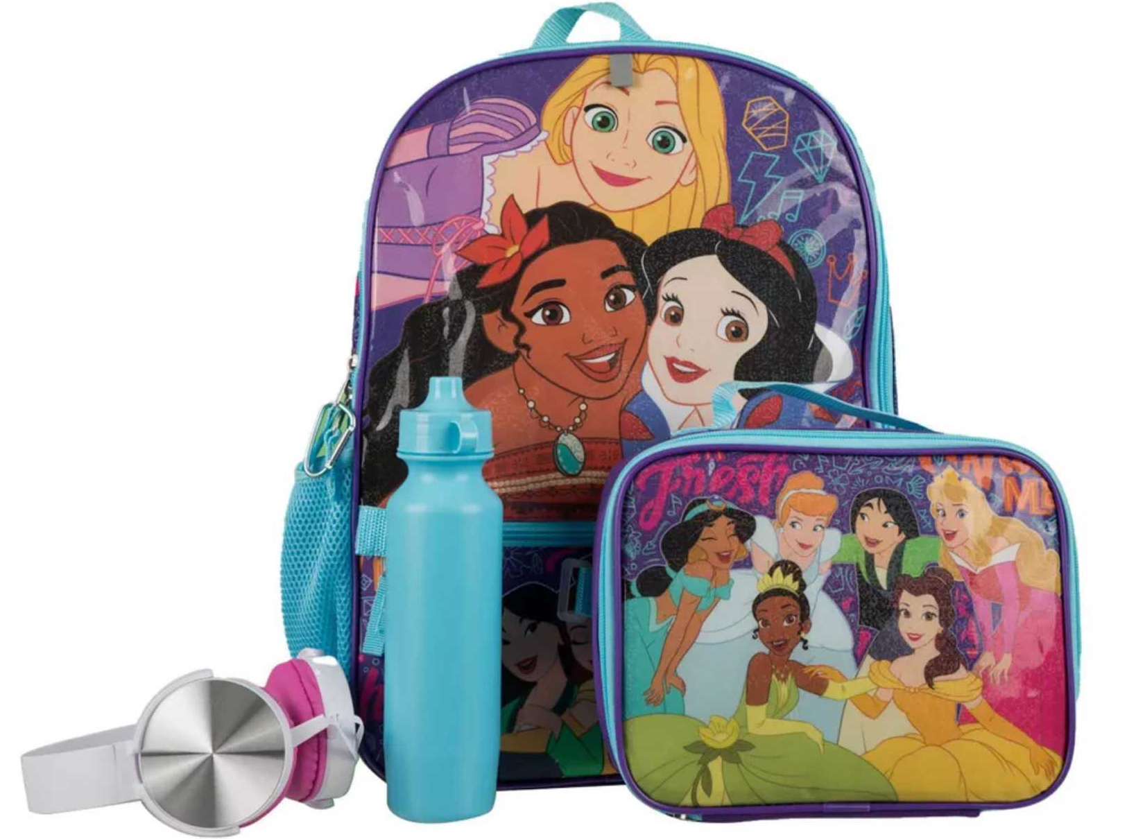 Disney Princess Backpack Set