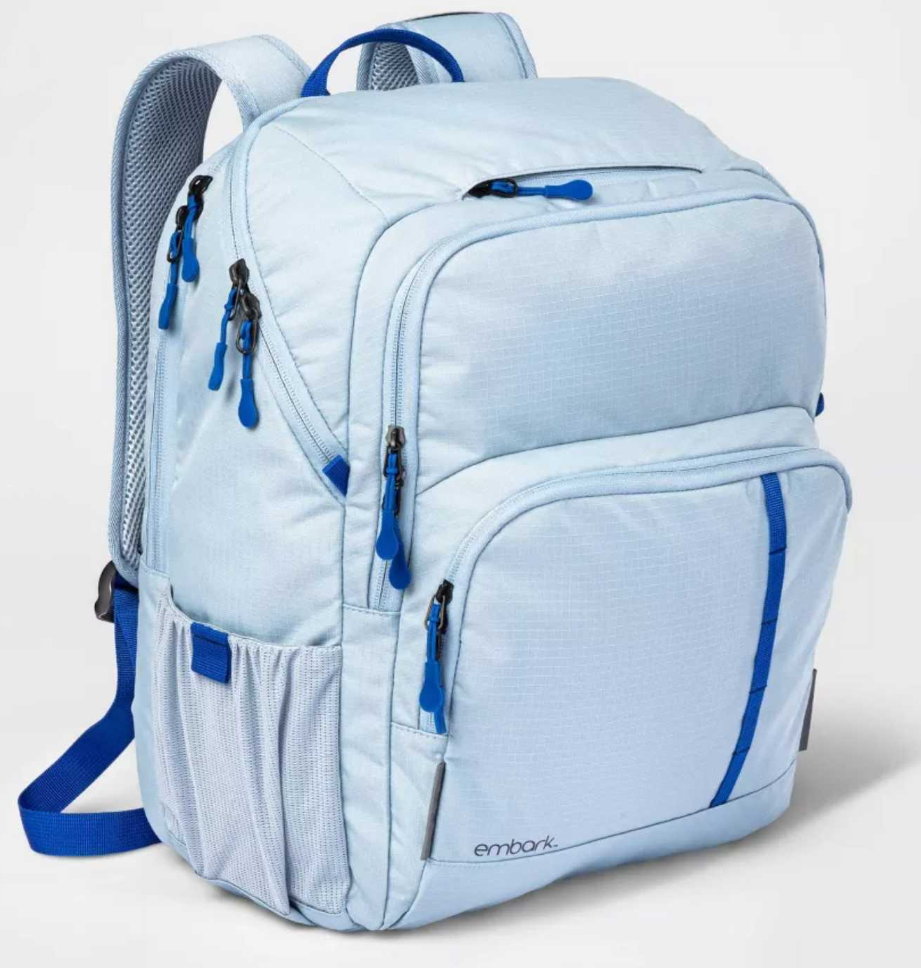 Embark Top load Backpack in Sky Blue