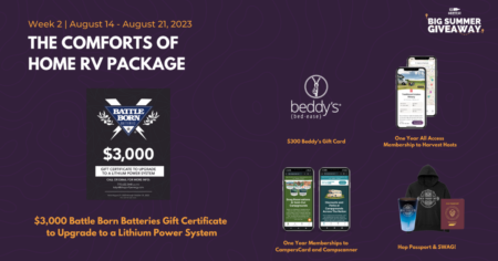 Harvest Hosts Summer BIG Giveaway