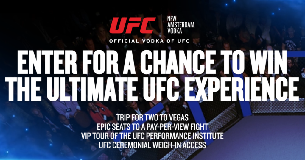 New Amsterdam UFC Q Sweepstakes