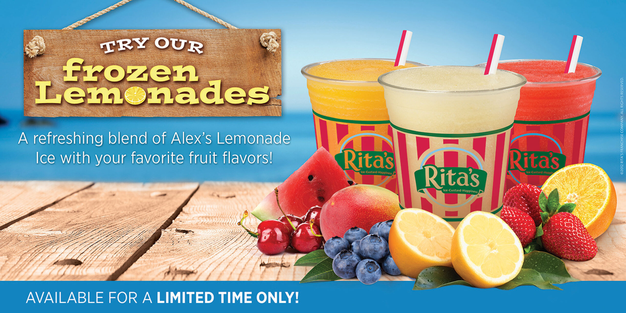 RITA'S ITALIAN ICE FROZEN LEMONADE