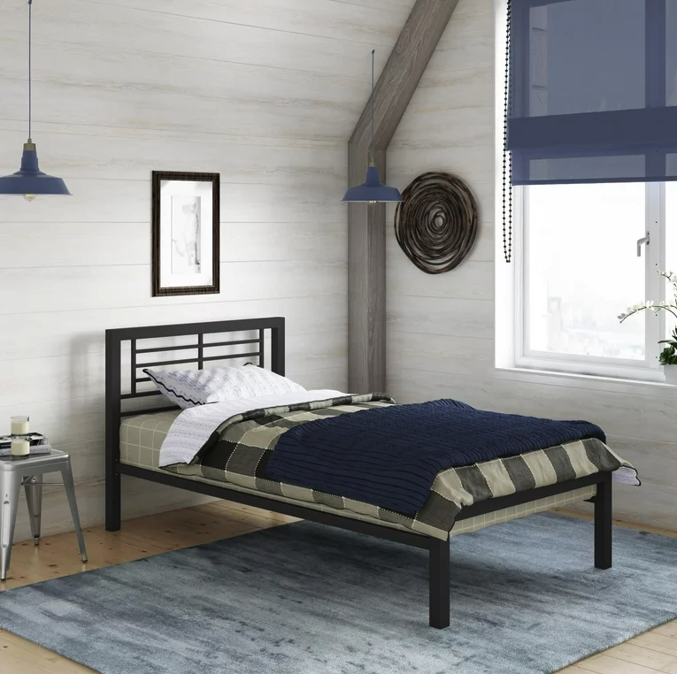 Your Zone Twin Metal Bed
