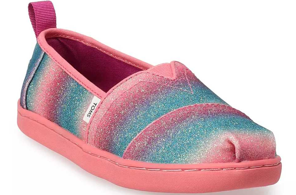 TOMS Gradient Glitter Girls Alpargata Shoes
