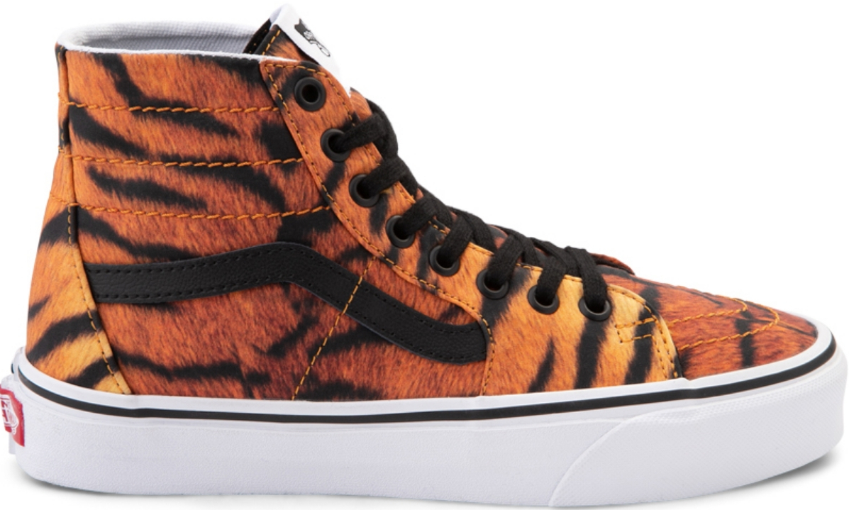Vans Sk Hi Tapered Skate Shoe Tiger