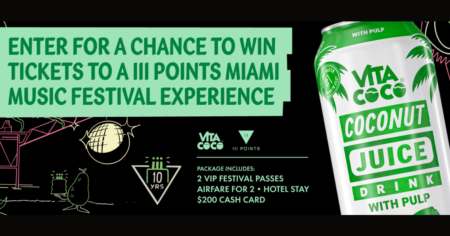 Vita Coco VIP Rock Flight Sweepstakes
