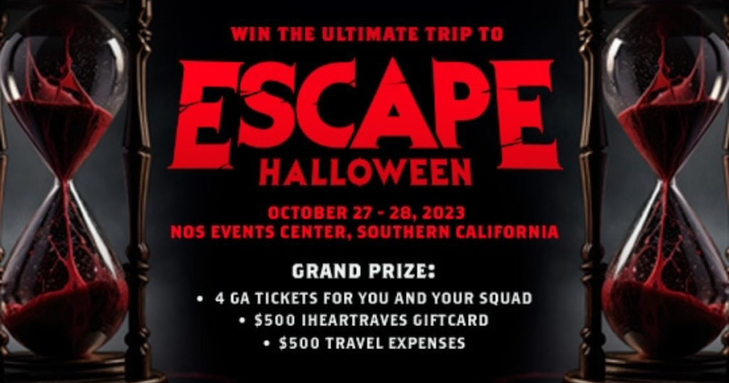 iHeartRaves Escape Halloween Giveaway