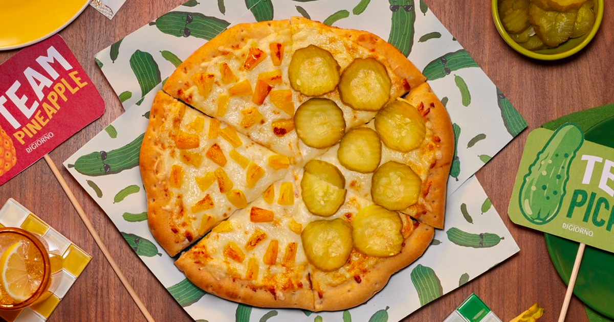 pineapple pickle pizza