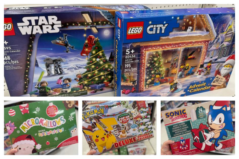 2024 Advent Calendars From Lego, Pokemon and Sonic - The Freebie Guy