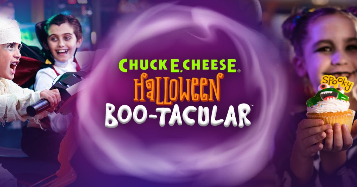 Chuck E Cheese Halloween Boo Tacular is BACK