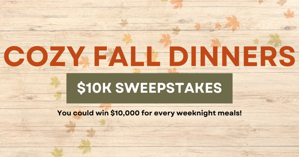 Cozy Fall Dinner K Sweepstakes