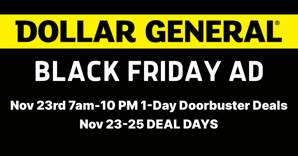Dollar General Black Friday