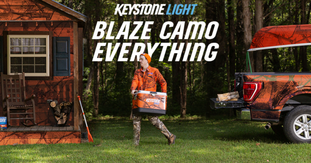 Keystone Light Blaze Camo Everything Contest