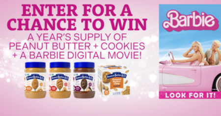 Peanut Butter Co and BARBIE Digital Movie Sweepstakes