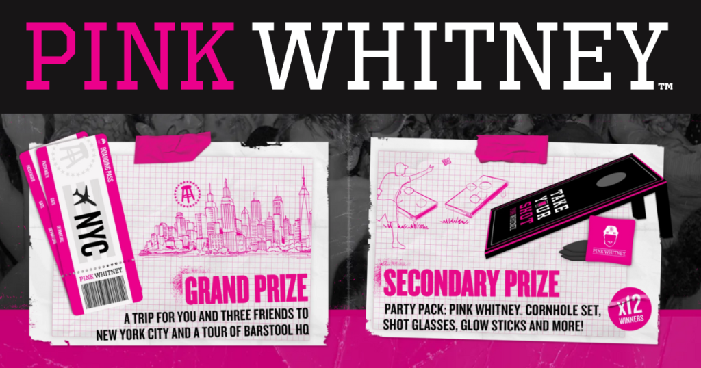 Pink Whitney Fall Sweepstakes