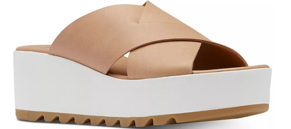SOREL Womens Cameron Flatform Wedge Sandals
