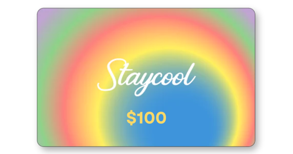 Staycool Gift Card Giveaway