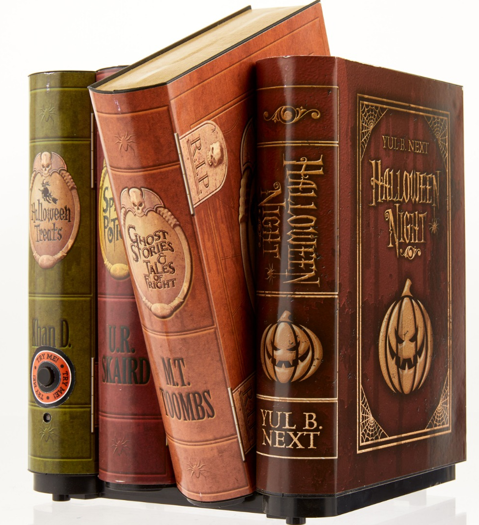Way To Celebrate Halloween Moving Books Animated Halloween Decoration