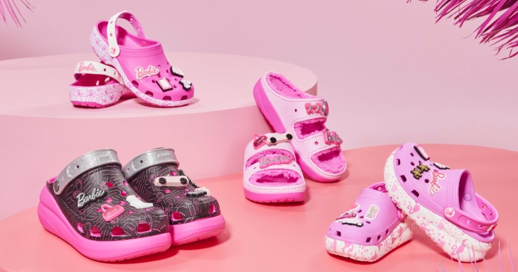 barbie crocs