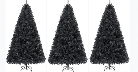 black christmas tree