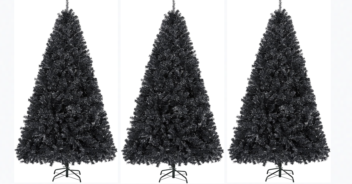 black christmas tree