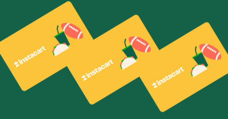 instacart gift card football