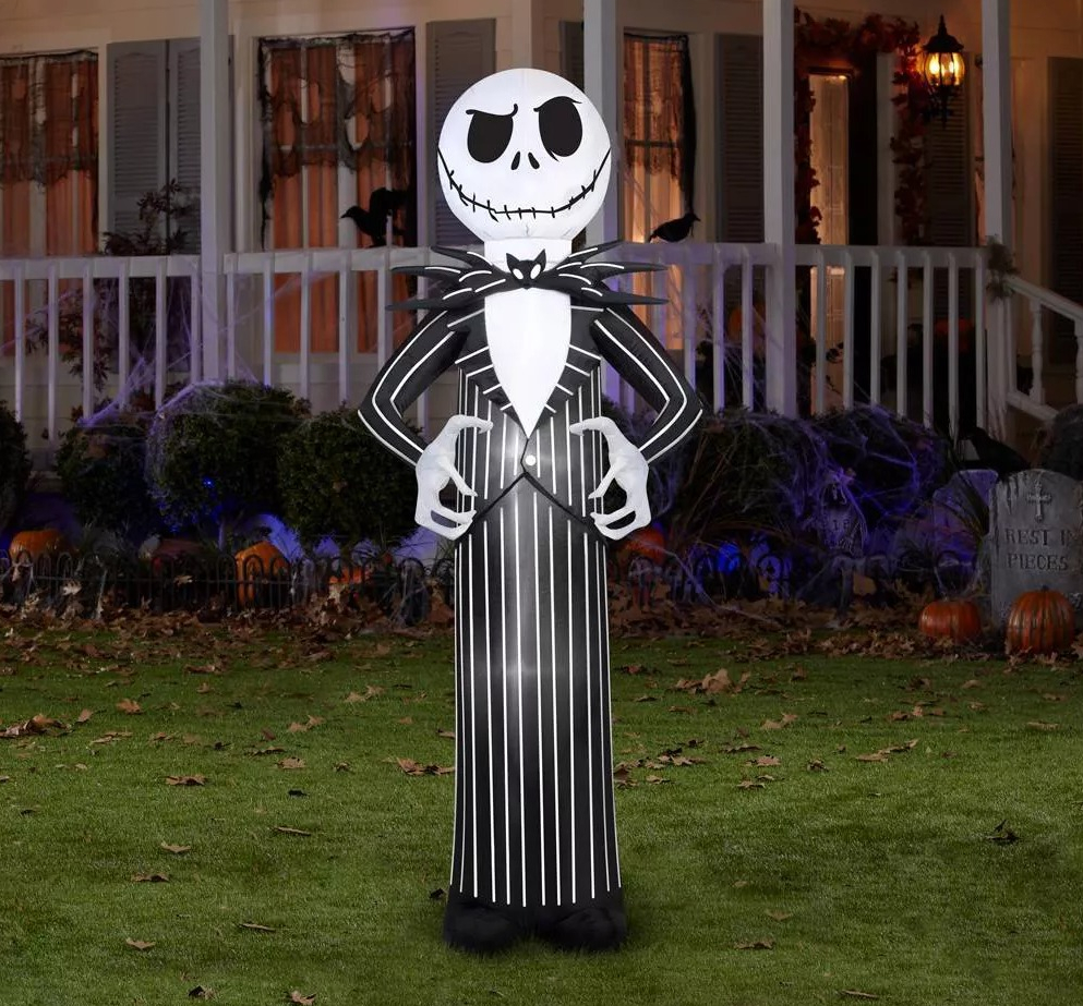 LED Inflatable Disney Nightmare Before Christmas Jack Halloween Decoration