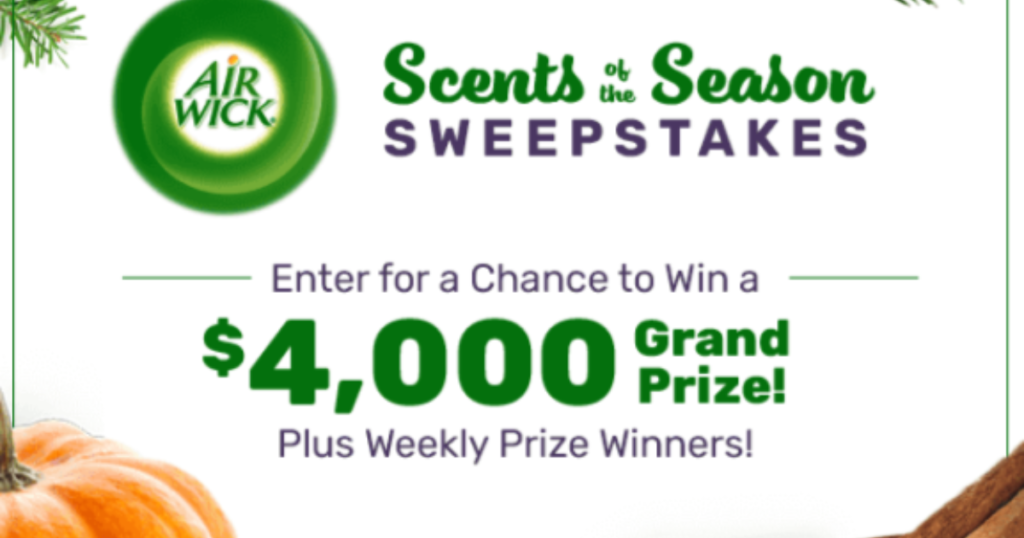 Air Wick Scents of the Season Sweepstakes