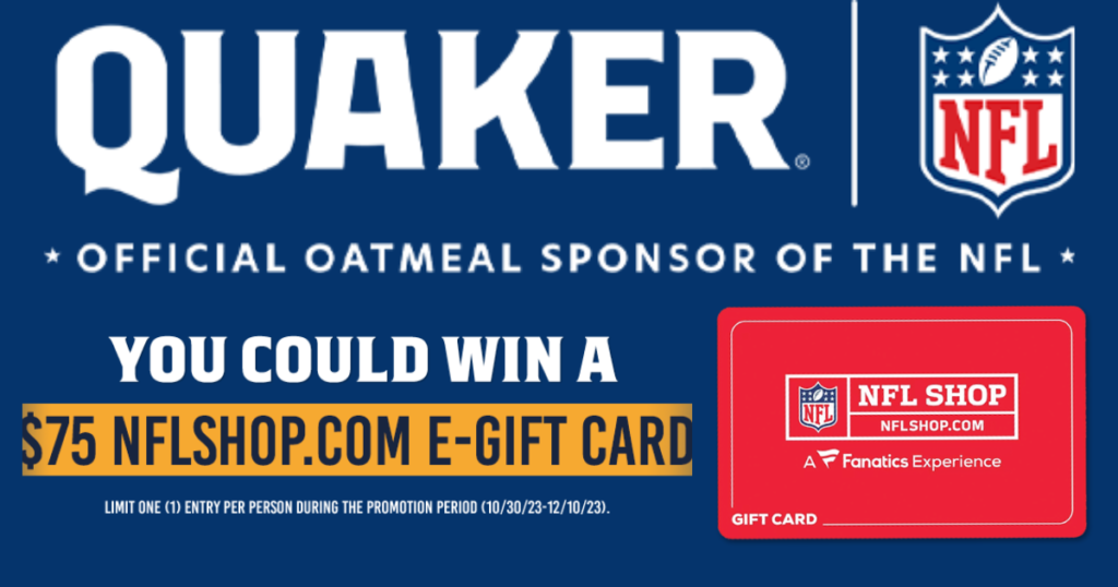 Albertsons Quaker Fall Football Sweepstakes
