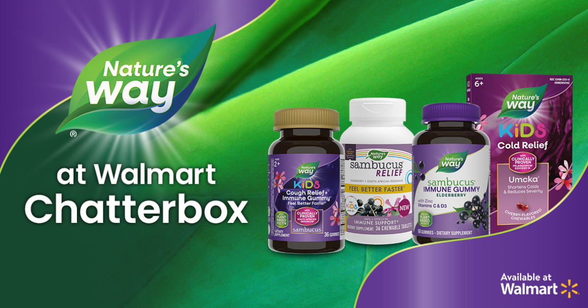 Apply to be a Natures Way at Walmart Chatterbox with Ripple Street