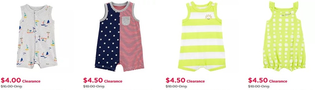 Carters Rompers