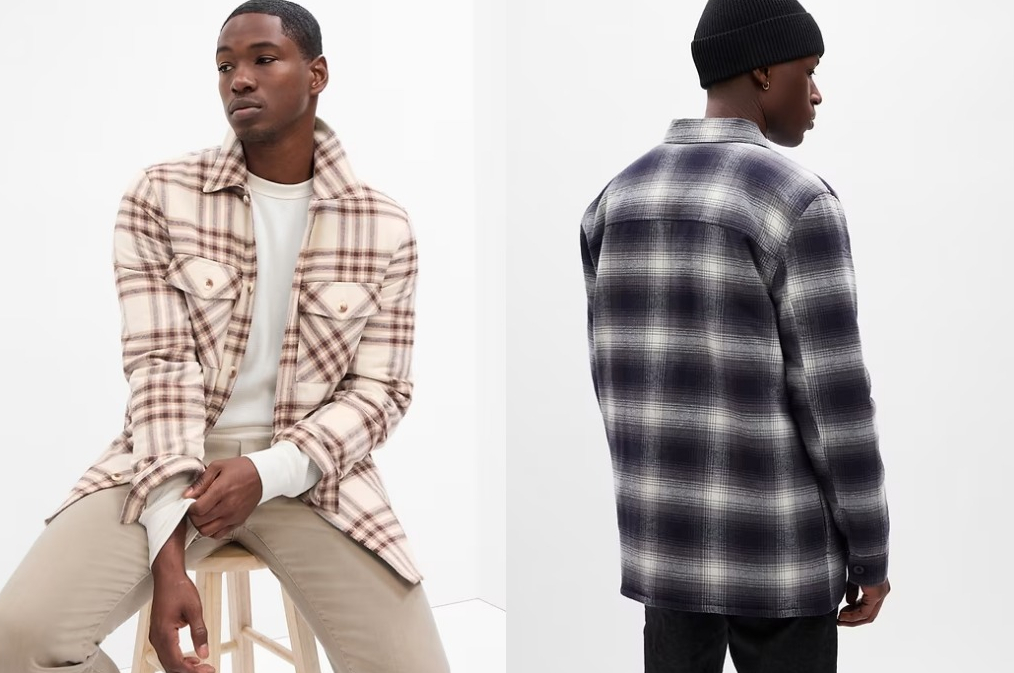GAP Flannel Shirt Jacket