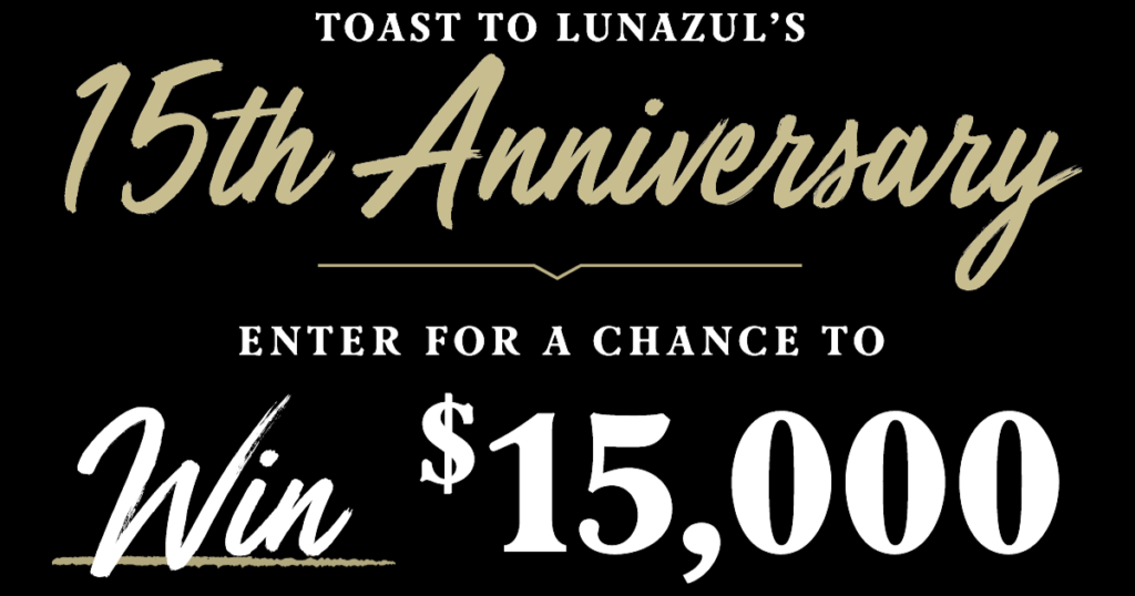 LUNAZUL TEQUILA th Anniversary Giveaway Sweepstakes