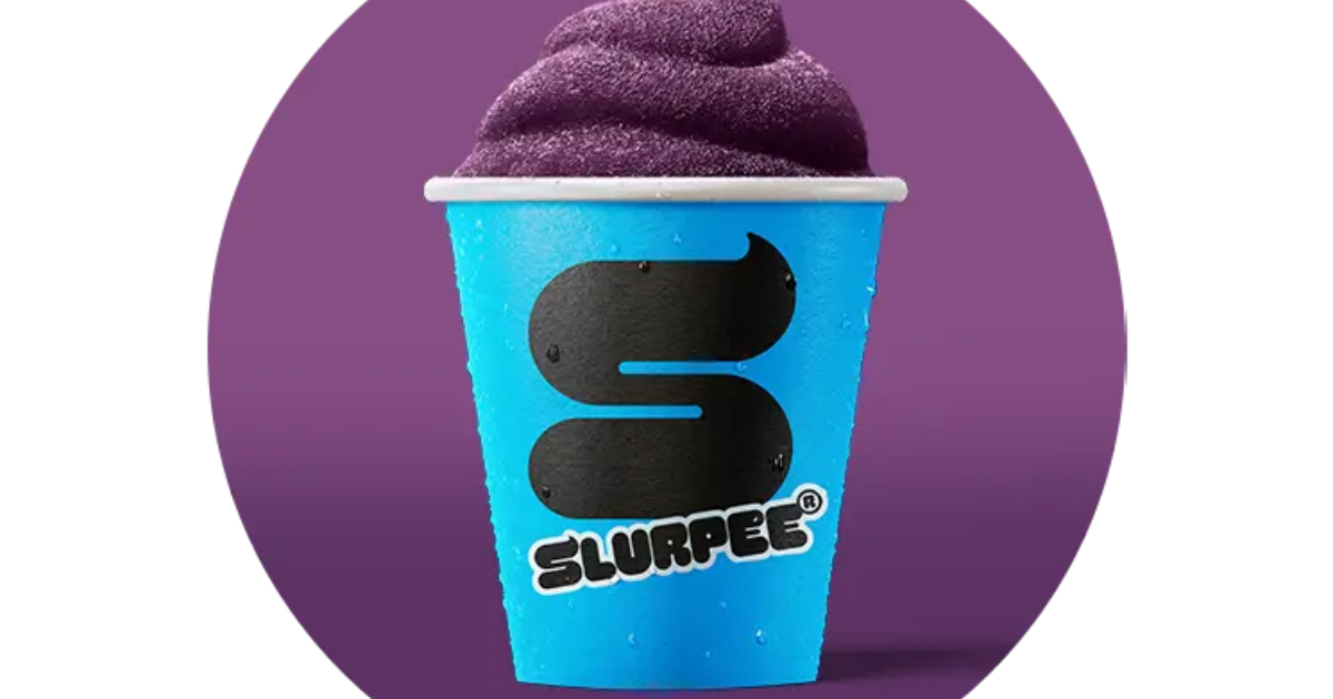 MTN DEW PITCH BLACK Slurpee drink