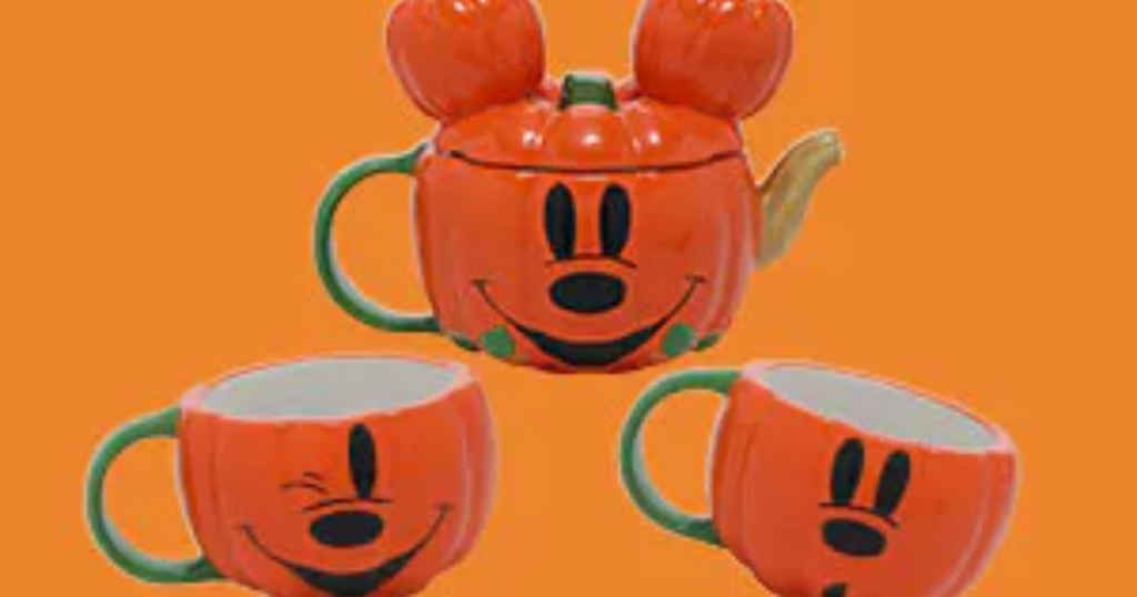 Mickey Mouse Pumpkin Tea Pot Set Sweepstakes