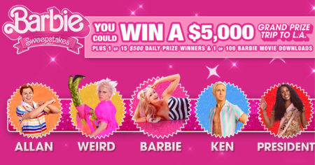 THE BIG BANG THEORY BARBIE Sweepstakes